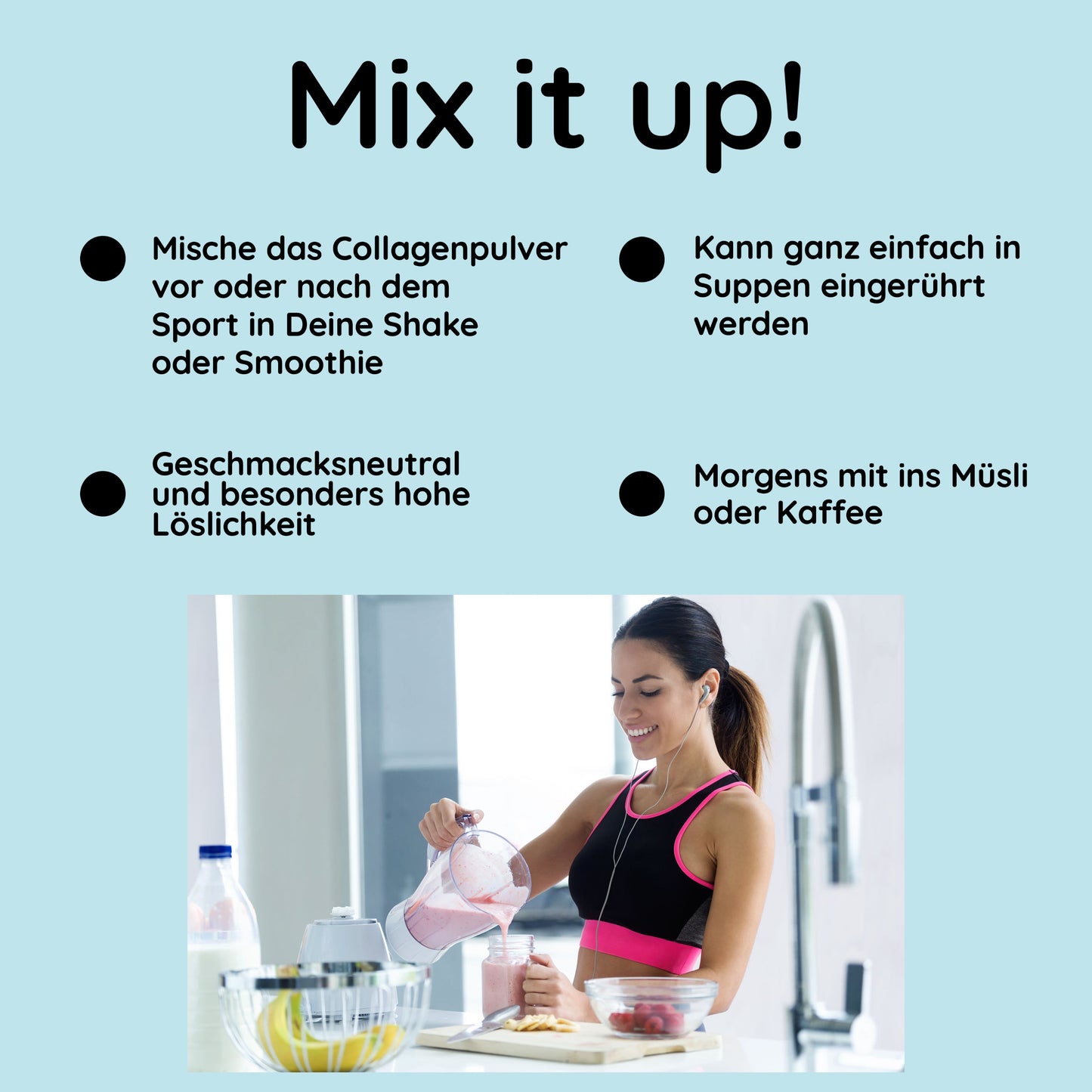 INTEROSA Premium Multi-Collagen Pulver 500g